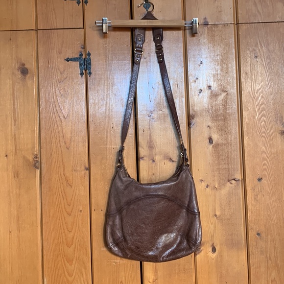 Botkier Distressed Chocolate Brown Leather Bag - Picture 3 of 10